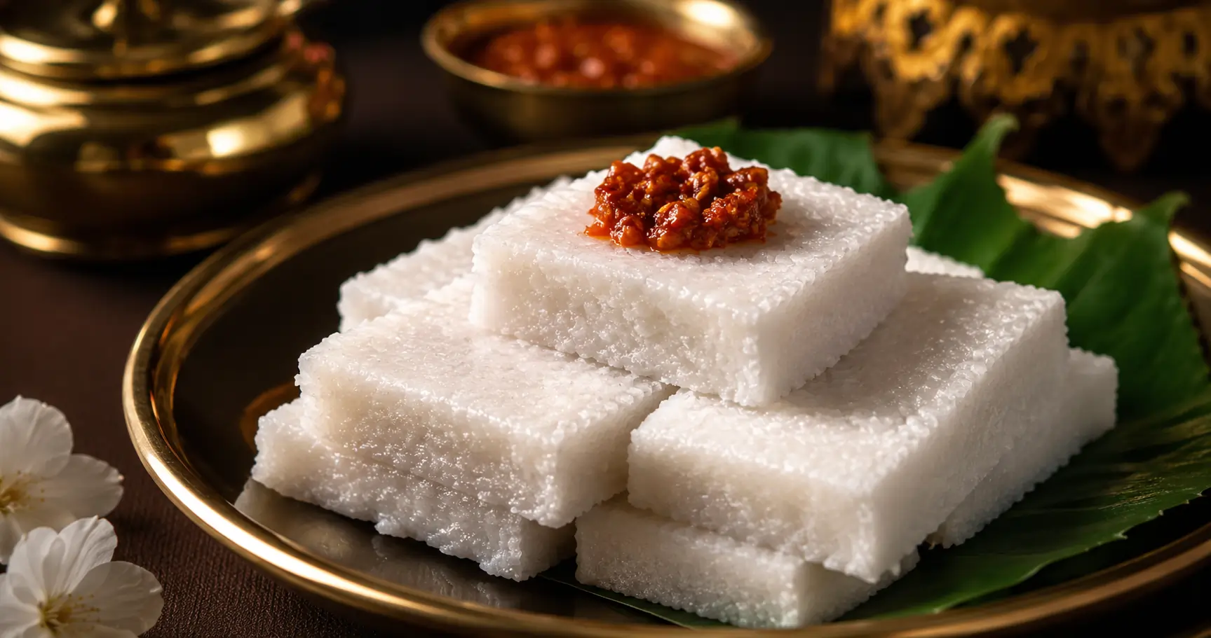 Kiribath (Milk Rice) — Sri Lankan Breakfast